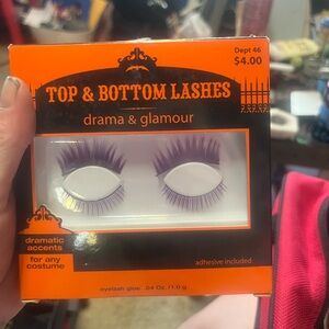 Top & Bottom Lashes - Purple